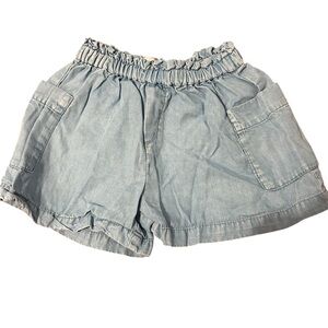 Light Blue Zara Girls Size 4  Shorts